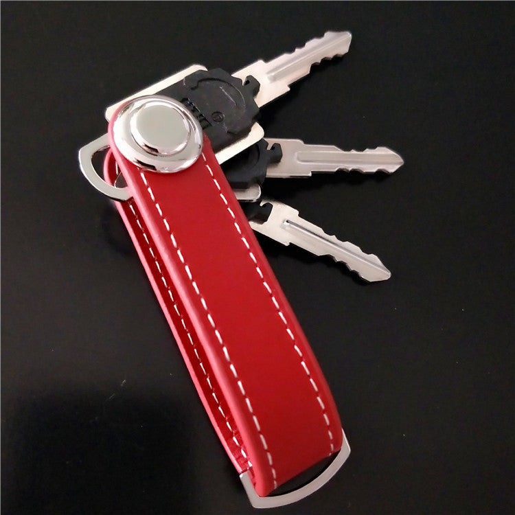 Compact Leather Key Organizer