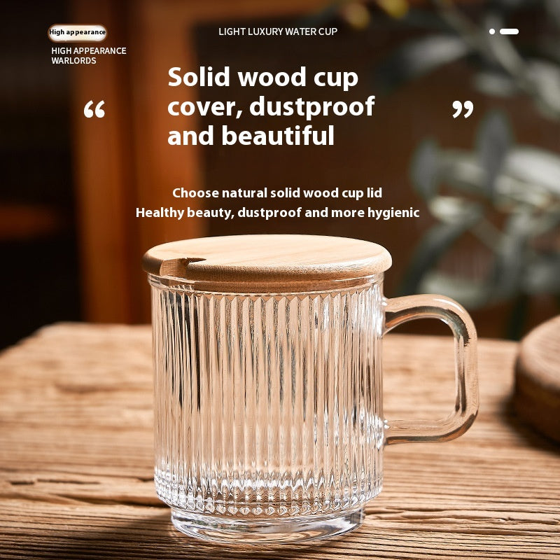 Striped Glass Mug