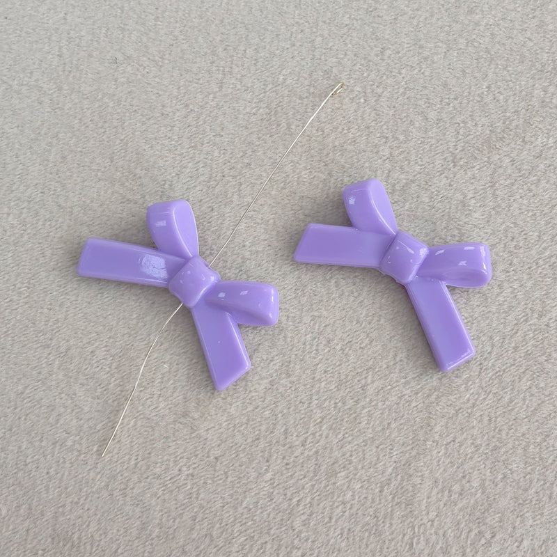 Acrylic Bow Spacer Beads