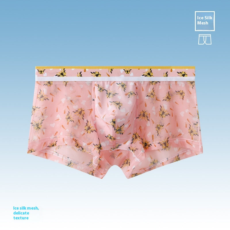 Men's Breathable Mesh Boxer Briefs