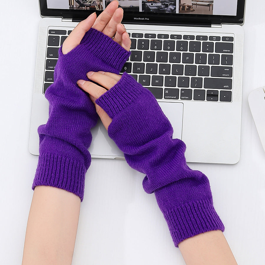 Neon Knit Arm Warmers