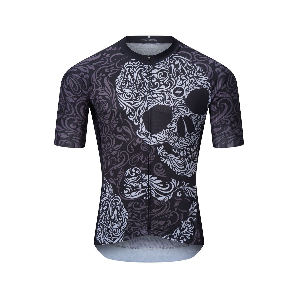 Printed Short-Sleeve Cycling Jersey