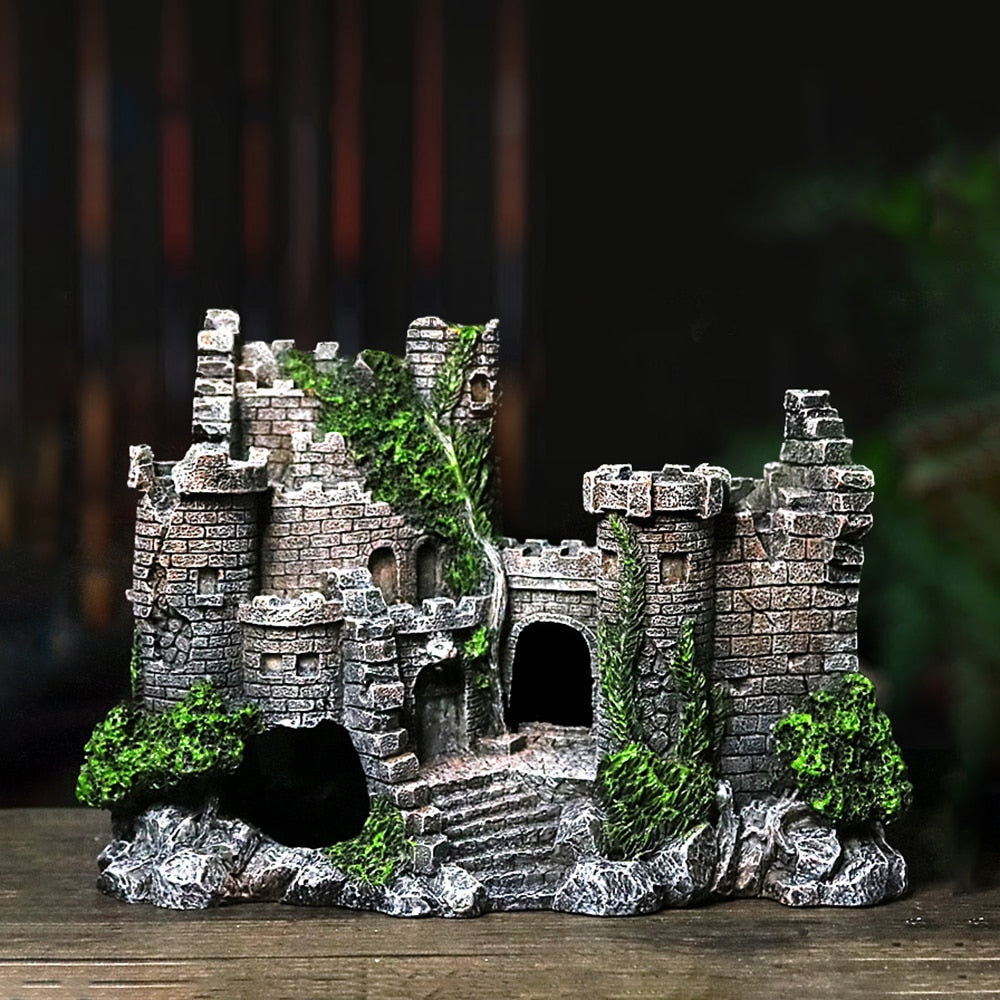Aquarium Resin Castle