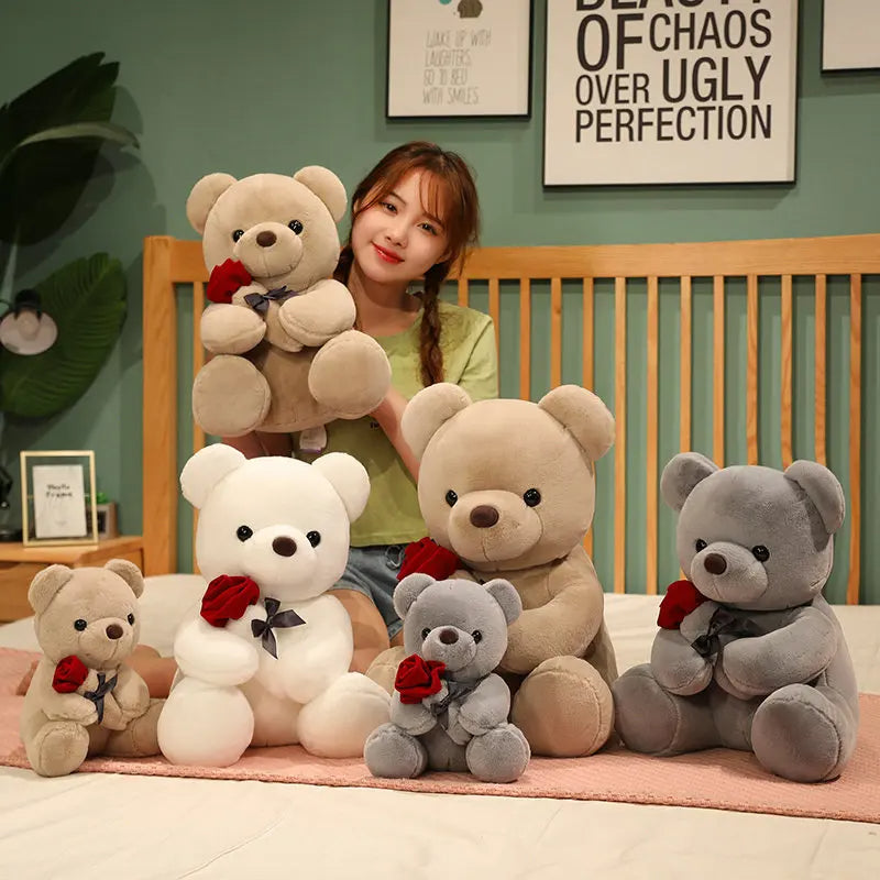 Rose Teddy Bear Plush