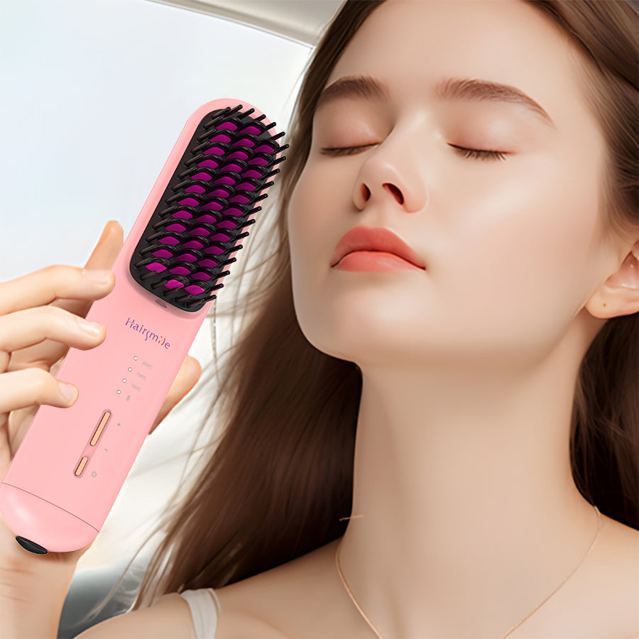 Cordless Beard & Hair Straightening Brush