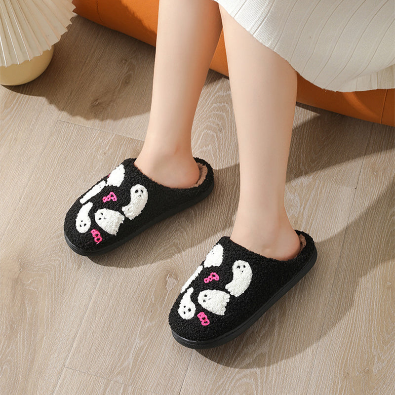 Cute Ghost Plush Slippers