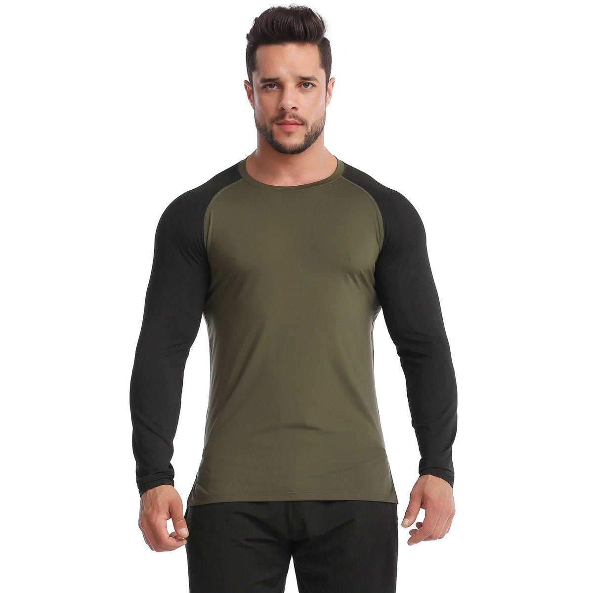 Men's Quick-Dry Compression Long-Sleeve Top
