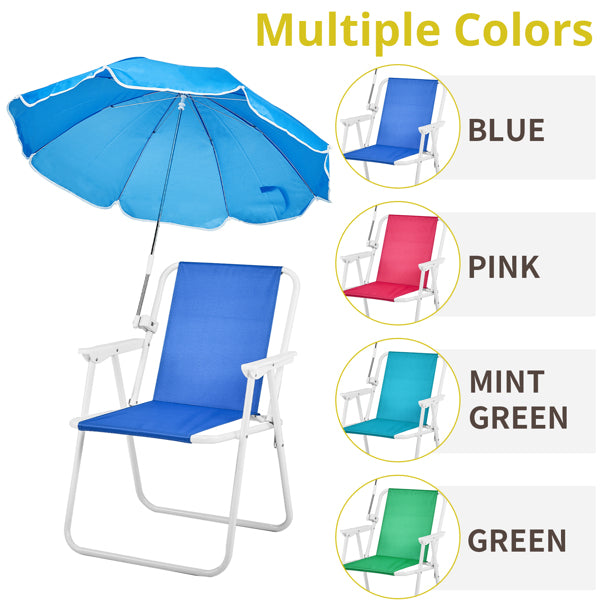 Folding Beach Chair with Umbrella