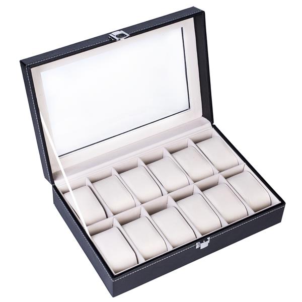 12-Slot Watch Display Box