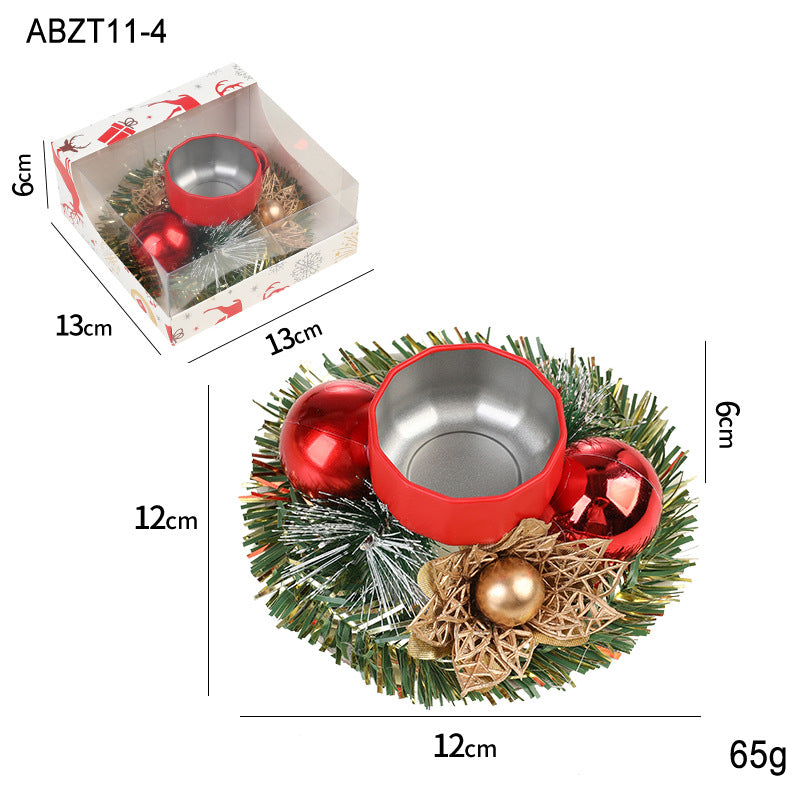 Pinecone Christmas Candle Holder