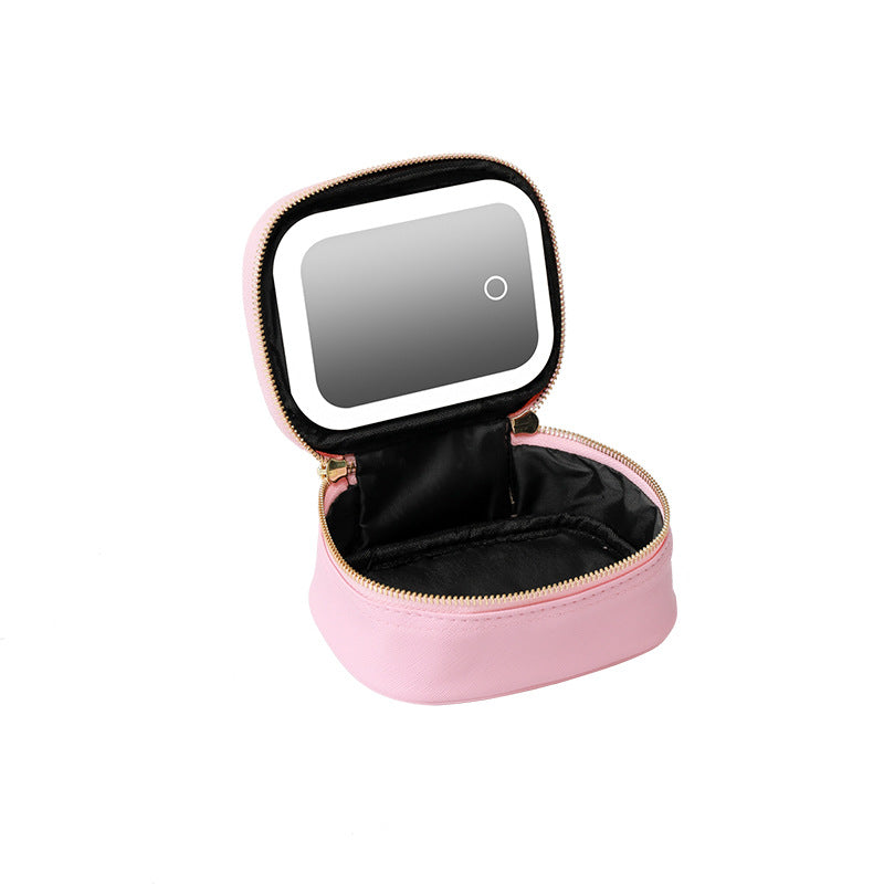 Makeup Bag with LED Mirror