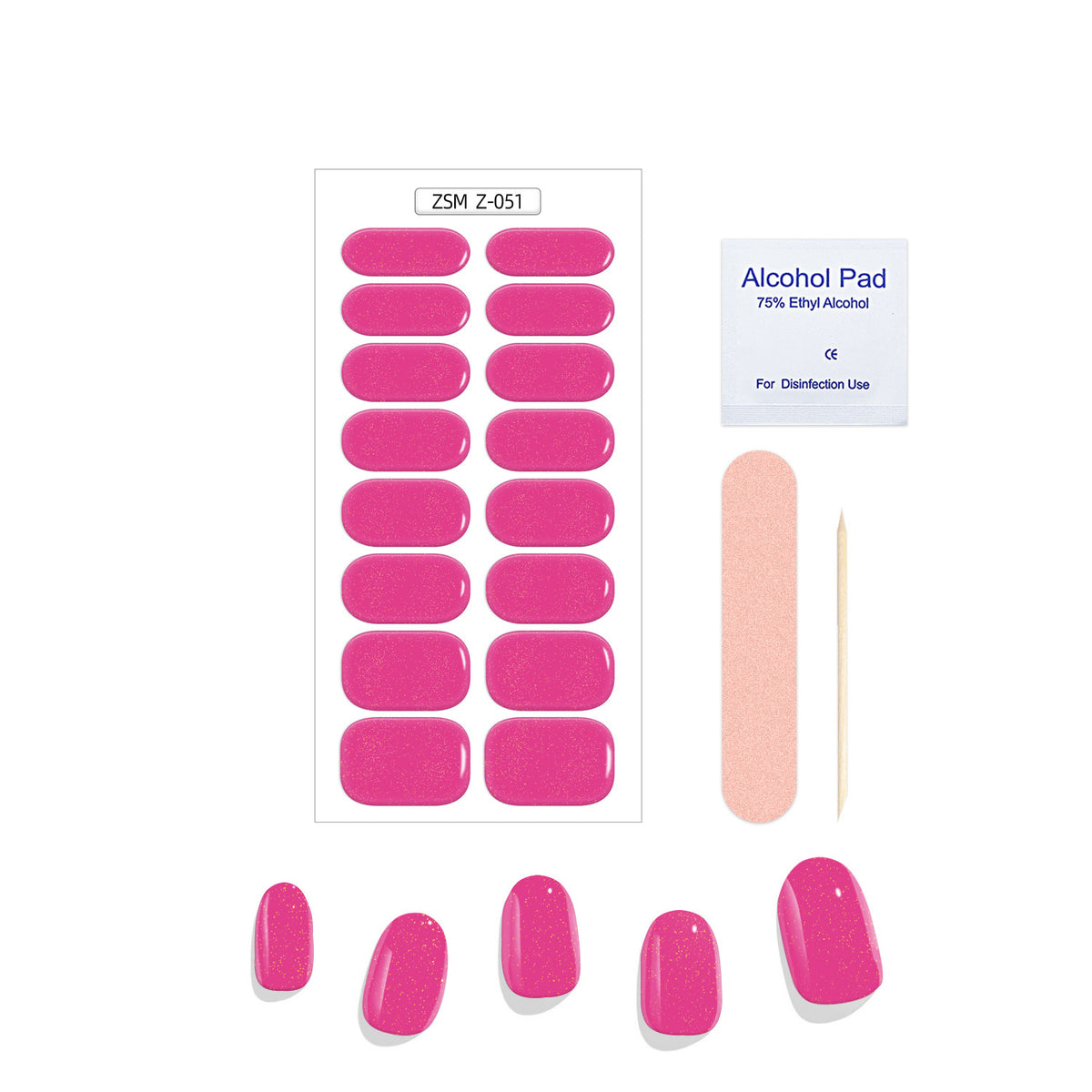 Glitter Gel Nail Strips