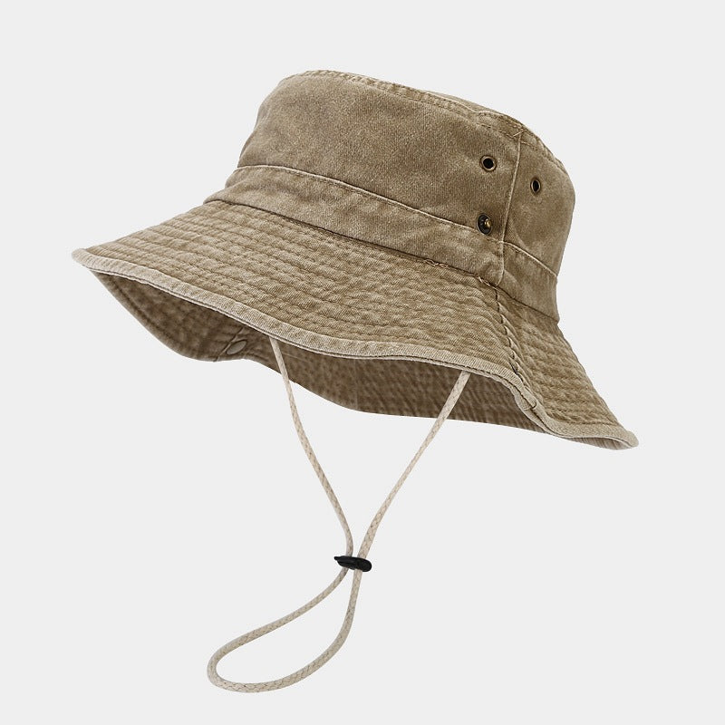 Washed Cotton Bucket Hat