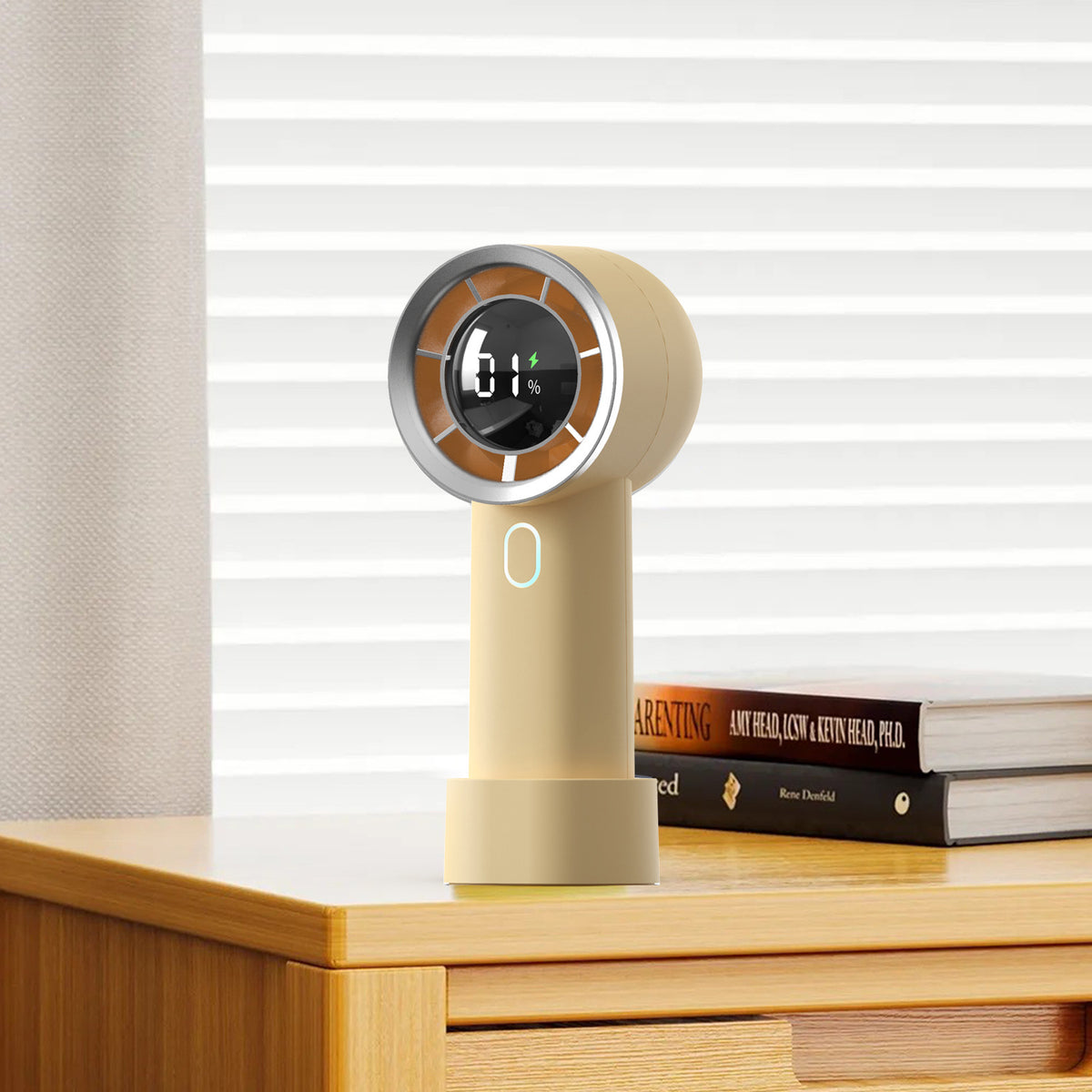 Handheld Fan with Cold Plate