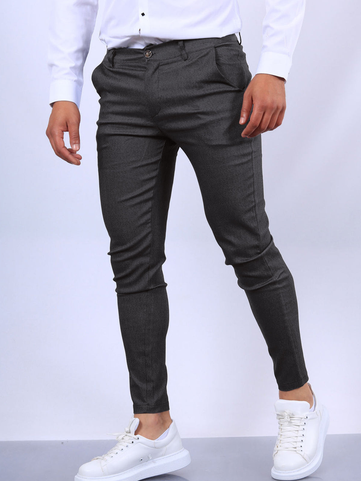 Men's Slim Office Trousers