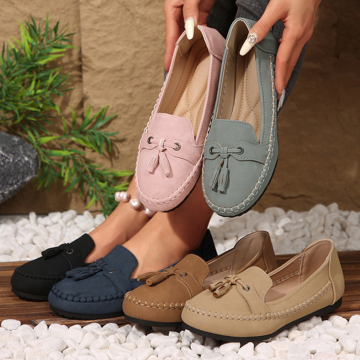 Women's Soft Round-Toe Loafers