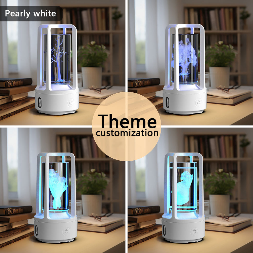 Acrylic Night Lamp & Bluetooth Speaker