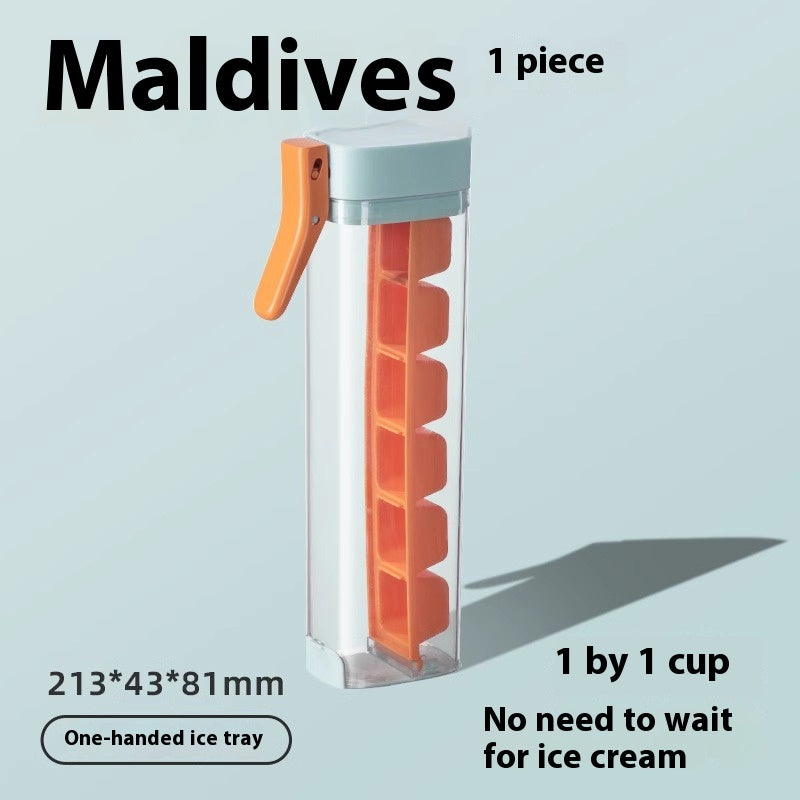 Press-Release Ice Tray with Bin