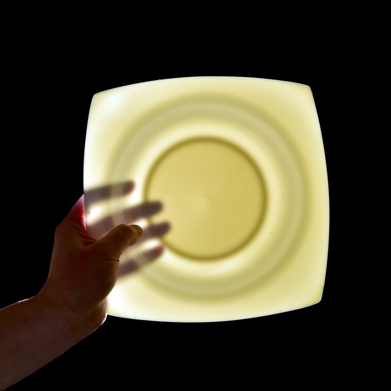 White Bone China Square Plates (Set of 6)