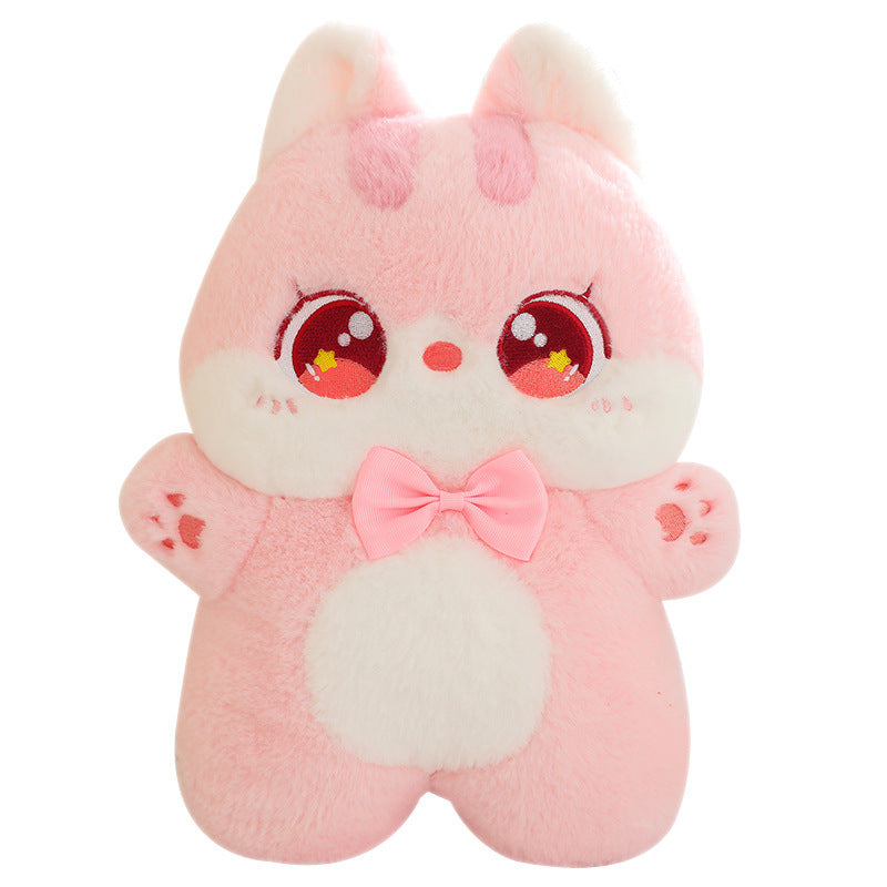 Colorful Cat Plush Pillow