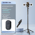 Retractable Selfie Stick Tripod with Lights