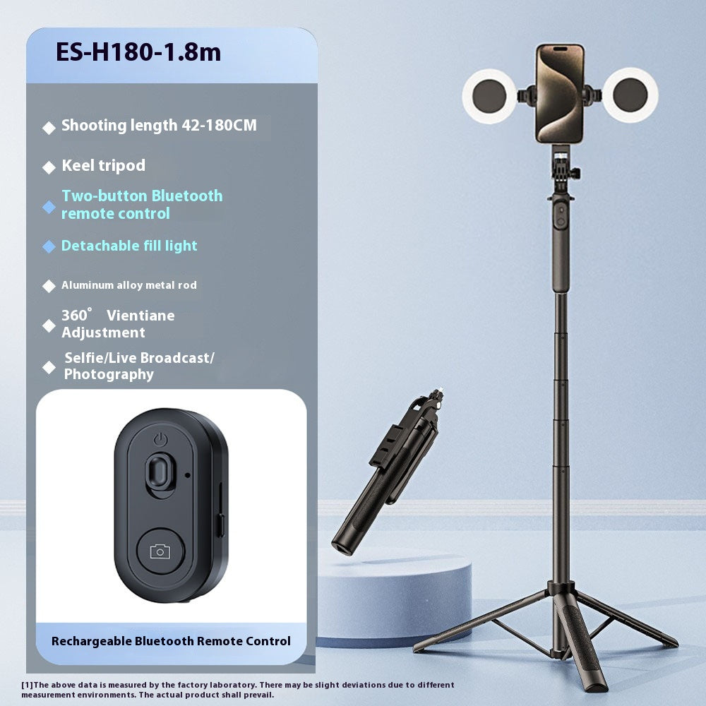 Retractable Selfie Stick Tripod with Lights