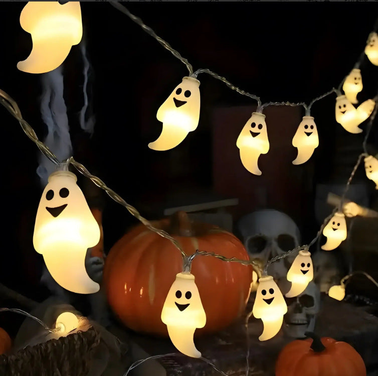 Halloween Pumpkin & Ghost String Lights