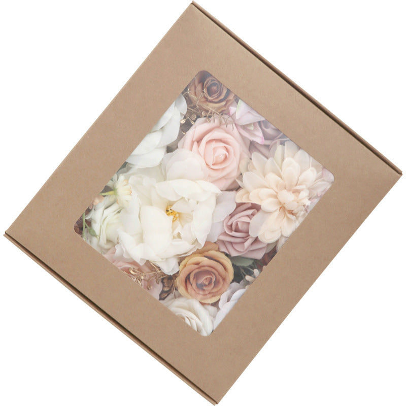 Boxed Silk Flower Bouquet