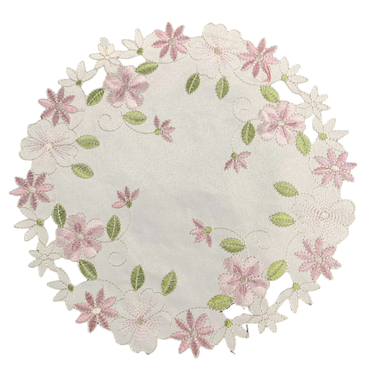 Embroidered Round Placemat