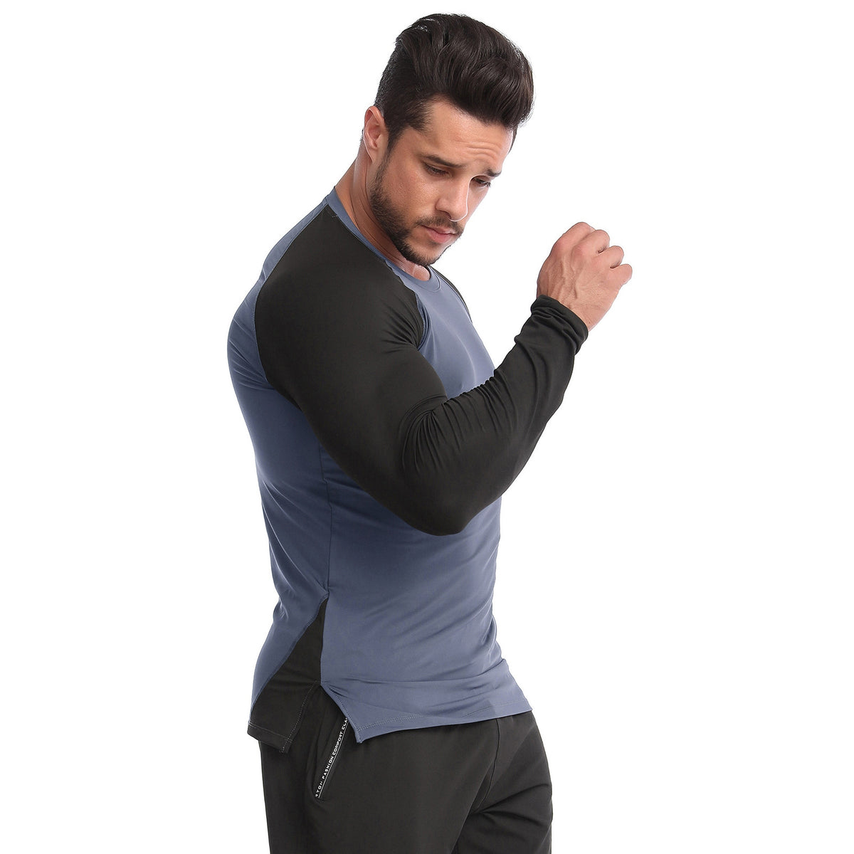 Men's Quick-Dry Compression Long-Sleeve Top