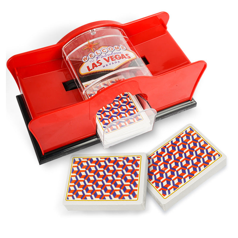 Hand-Crank Card Shuffler