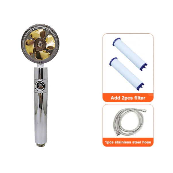 High-Pressure Turbo Fan Shower Head