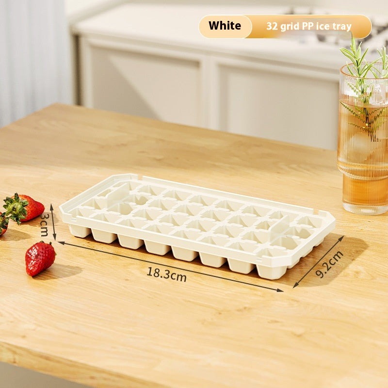 Press-Release Ice Cube Tray with Bin