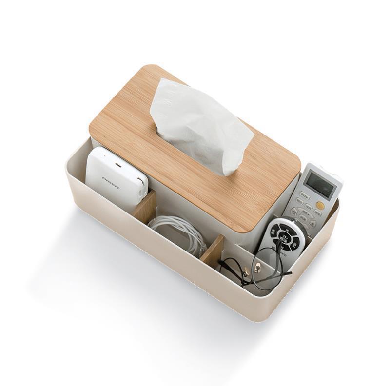 Remote & Tissue Organizer Box