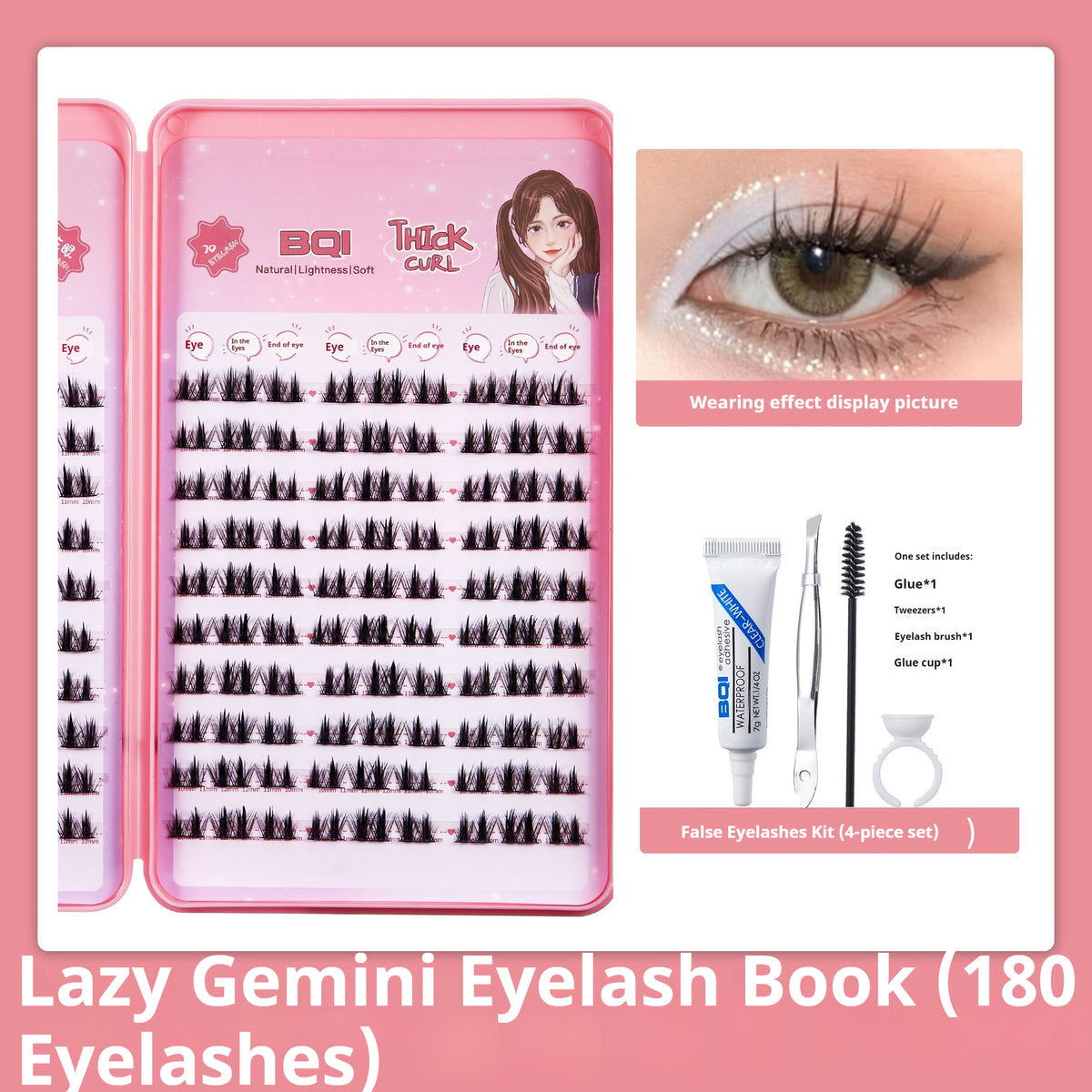 Cluster False Lash Book