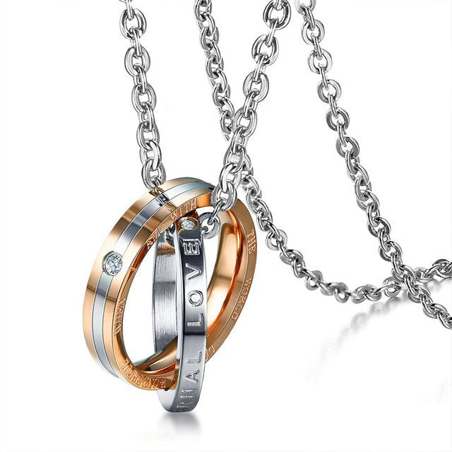 His & Hers Couple Necklaces