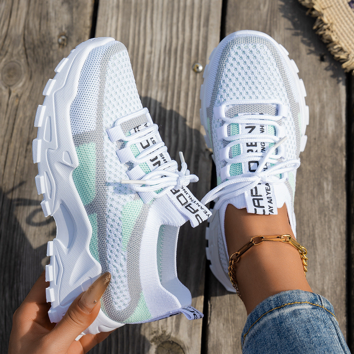 Breathable Knit Walking Sneakers