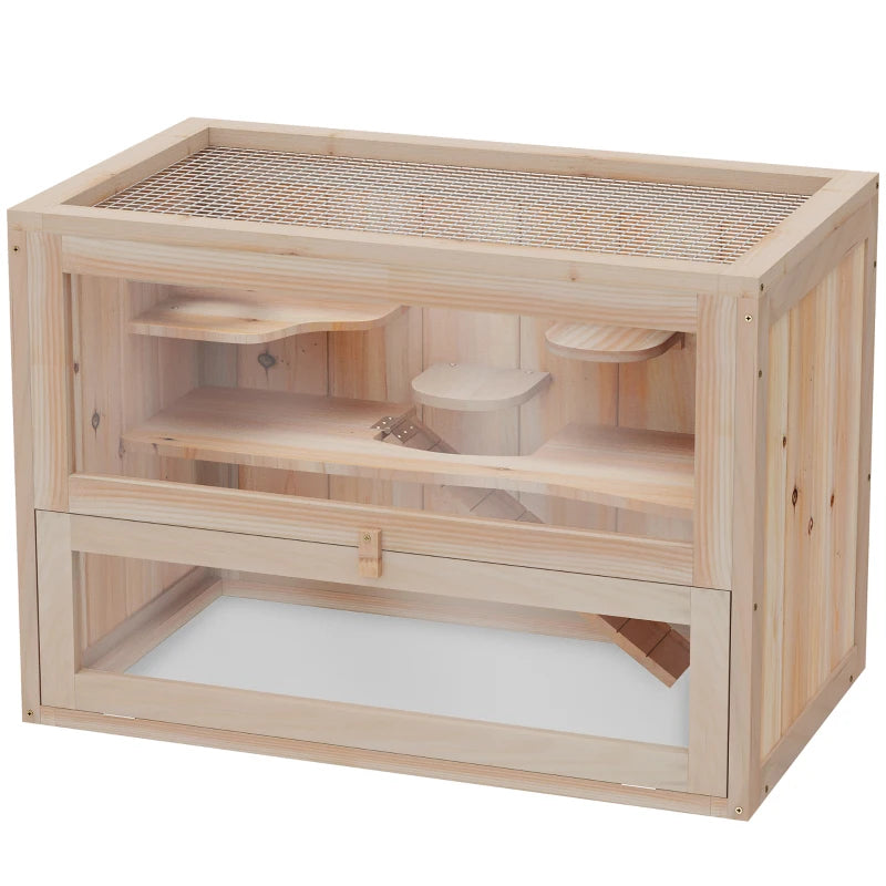 Extra-Large Wooden Hamster Cage (45")