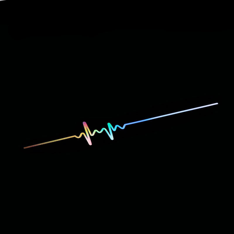 Heartbeat Car Sticker