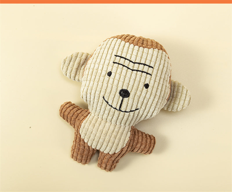 Squeaky Plush Animal Dog Toys