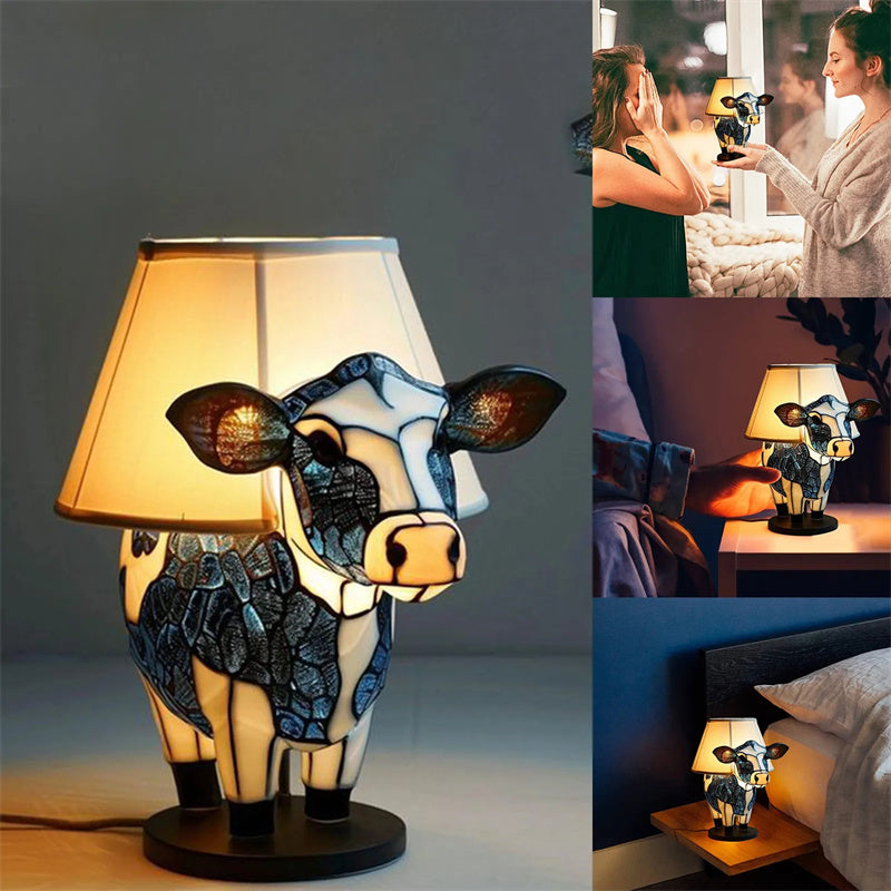 Flower Cow Table Lamp