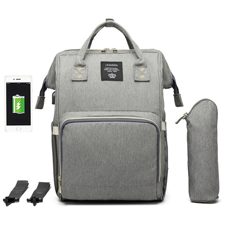 Large Multi-Pocket Diaper Bag