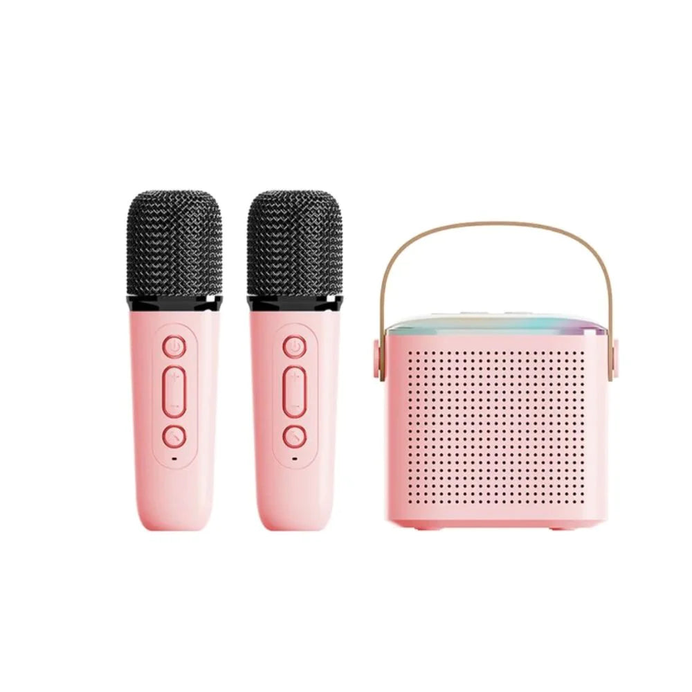 Karaoke Bluetooth Speaker with 2 Wireless Mics