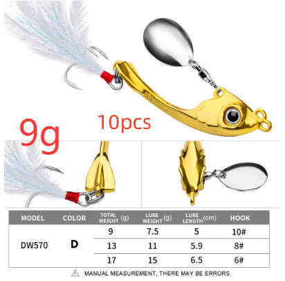Spinning Spoon Fishing Lure