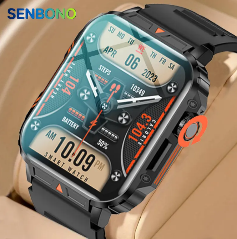 Rugged Outdoor Smartwatch with Bluetooth Calling