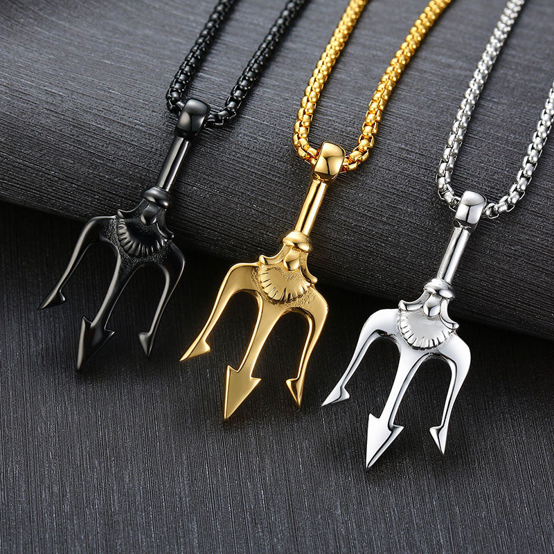 Trident Pendant Necklace
