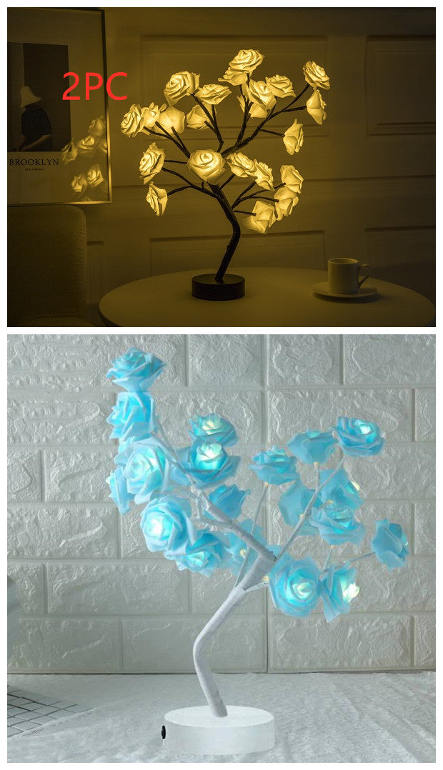 Rose Bonsai Tree Lamp