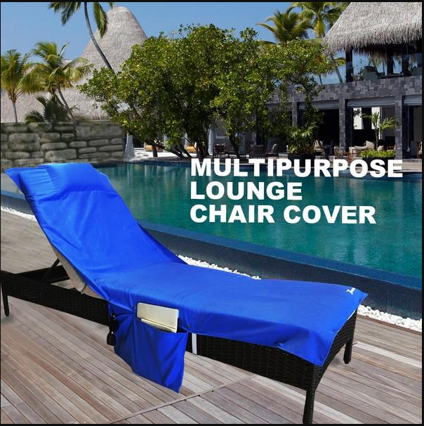 Beach Lounge Chair Towel Cover