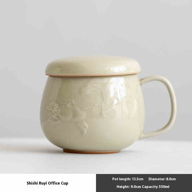 Porcelain Tea Infuser Mug