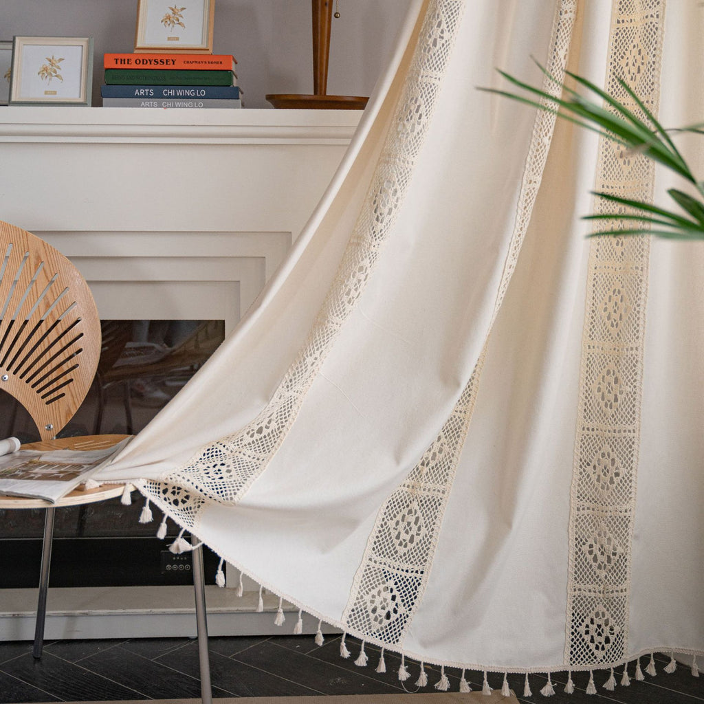 Crochet Café Curtain